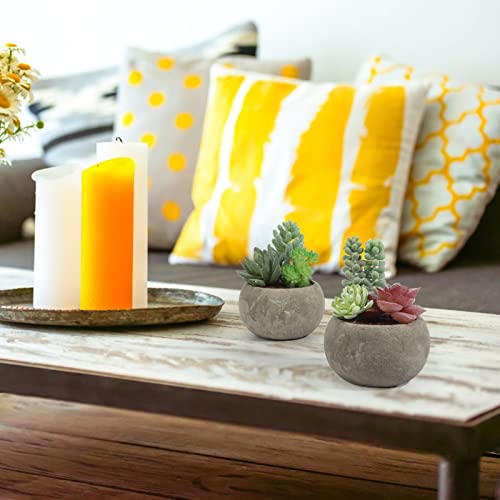 Product: Vasemouh Artificial Succulents Set of 4,Fake Succulents Home Office School Decoration