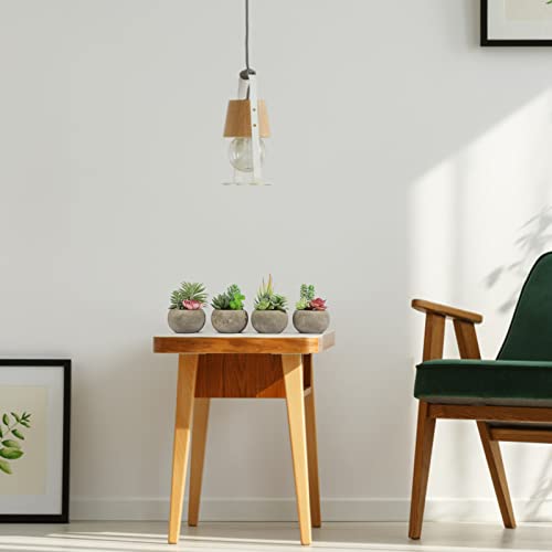 Product: Vasemouh Artificial Succulents Set of 4,Fake Succulents Home Office School Decoration