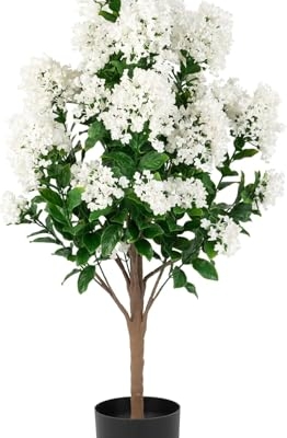 Product: Vivid Purple Lifelike Artificial Flower Tree - 36" Handmade Floral Decor for Home, Living Room, Weddings, Banquets, and Funerals - Stunning Decorative Flowers