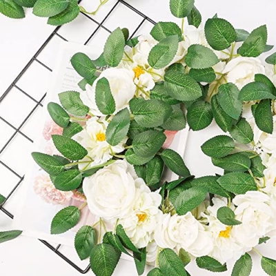 Product: Woohome Bulk Rose Leaves 150 PCS Artificial Green Leaves Artificial Fake Rose Flower Leaves for DIY Wedding Bouquets Party Decorations Rose Vine Wreath Garlands Supplies